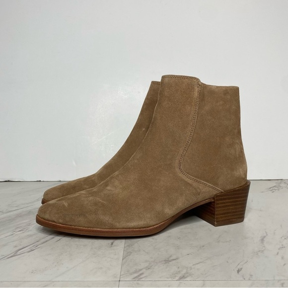 Rag & Bone Rover Zip Tan Suede Bootie 39.5 - Picture 16 of 16